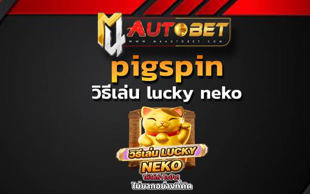 วิธีเล่น lucky neko pigspin